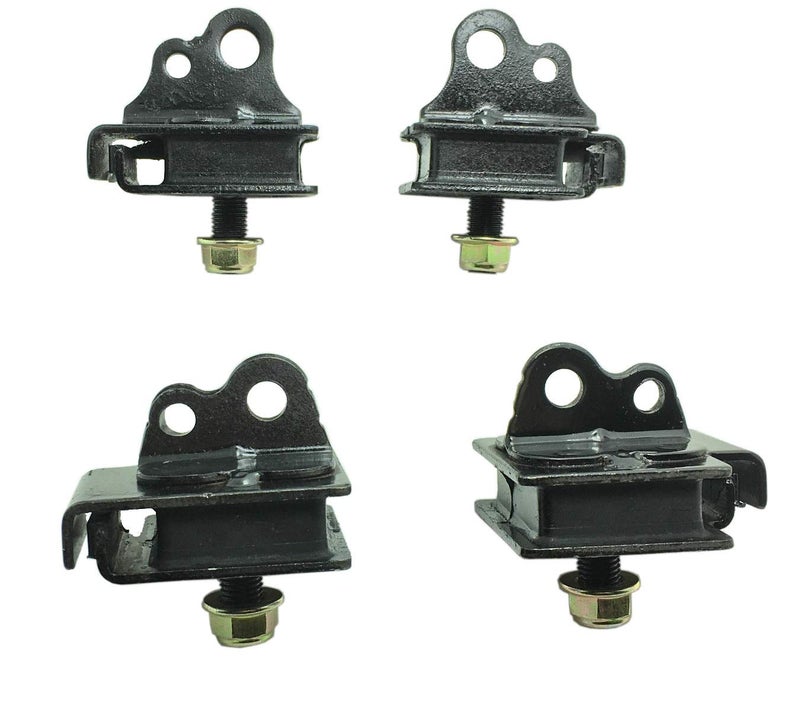 C CLINK Replacement for Yamaha Rhino Grizzly 660 Bottom & TOP Engine Mount Rubber Damper KIT YXR660 2004-2007 YFM660 2002-2008 - Image 1